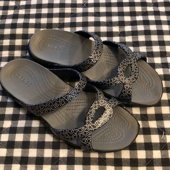 women's disney croc sandals